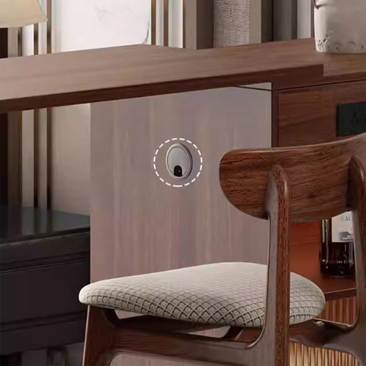 MAS-3584 Masdio Japandi Solid Wood Bar Table