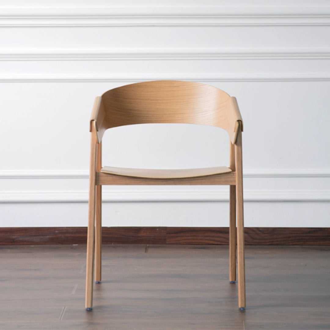 MAS-3595  Masdio Scandinavian Solid Wood Dining Chair