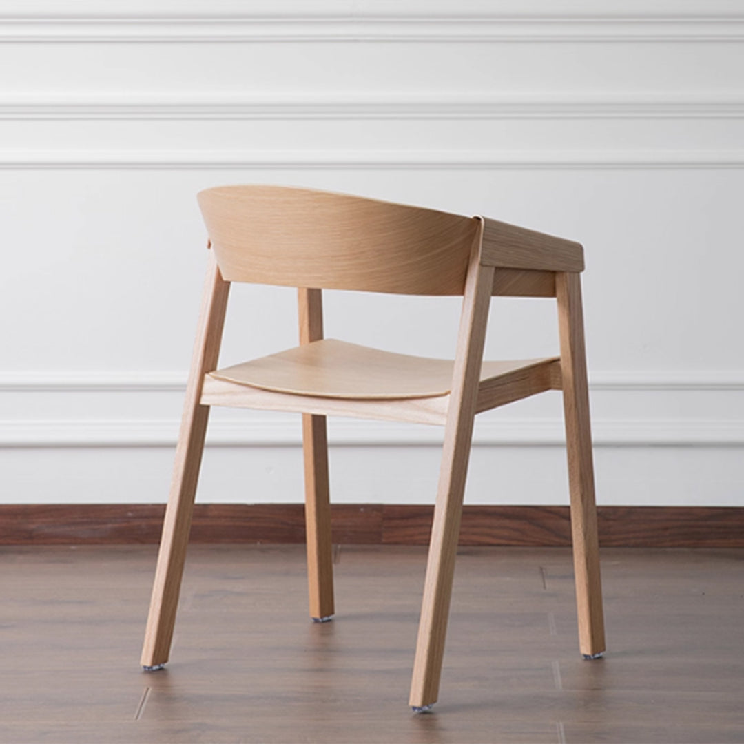 MAS-3595  Masdio Scandinavian Solid Wood Dining Chair