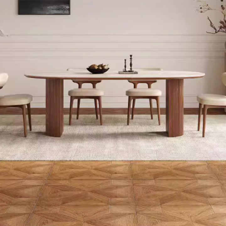 MAS-3607 Masdio Japandi Sintered Stone Dining Table