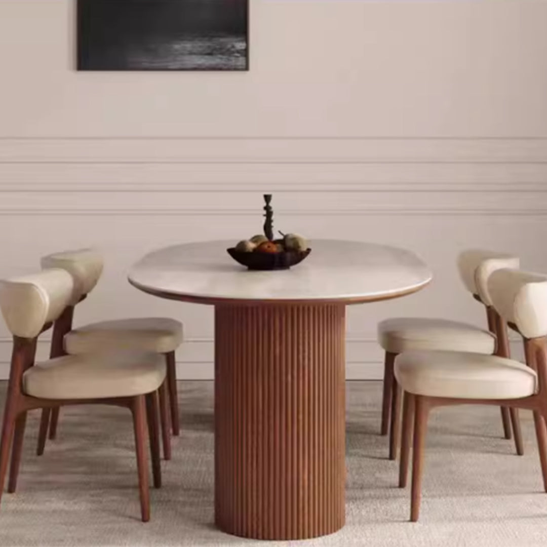 MAS-3607 Masdio Japandi Sintered Stone Dining Table