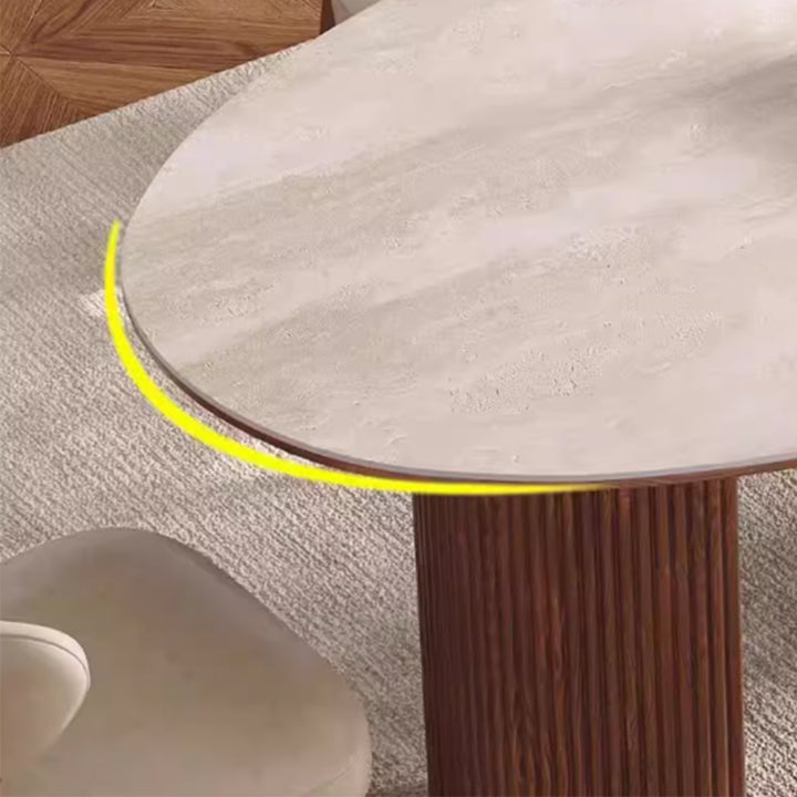 MAS-3607 Masdio Japandi Sintered Stone Dining Table