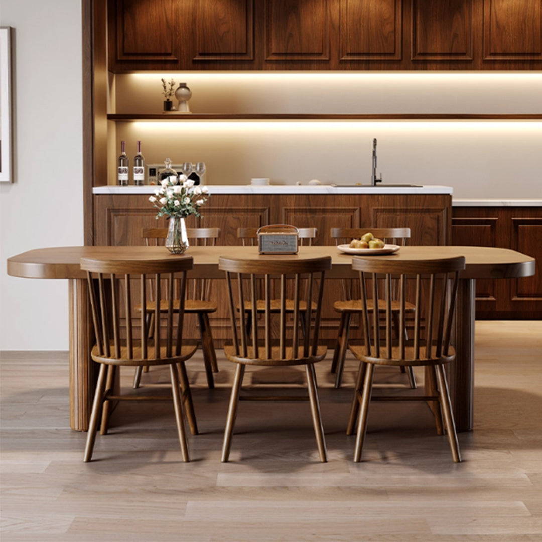 MAS-3614 Masdio Rustic Solid Wood Dining Table