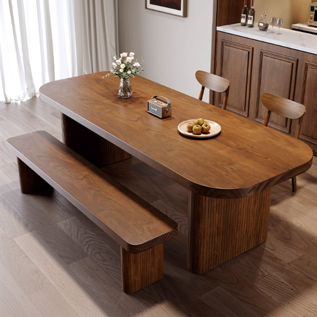 MAS-3614 Masdio Rustic Solid Wood Dining Table