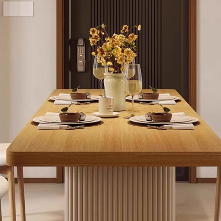 MAS-3615 Masdio Japandi Solid Wood Dining Table