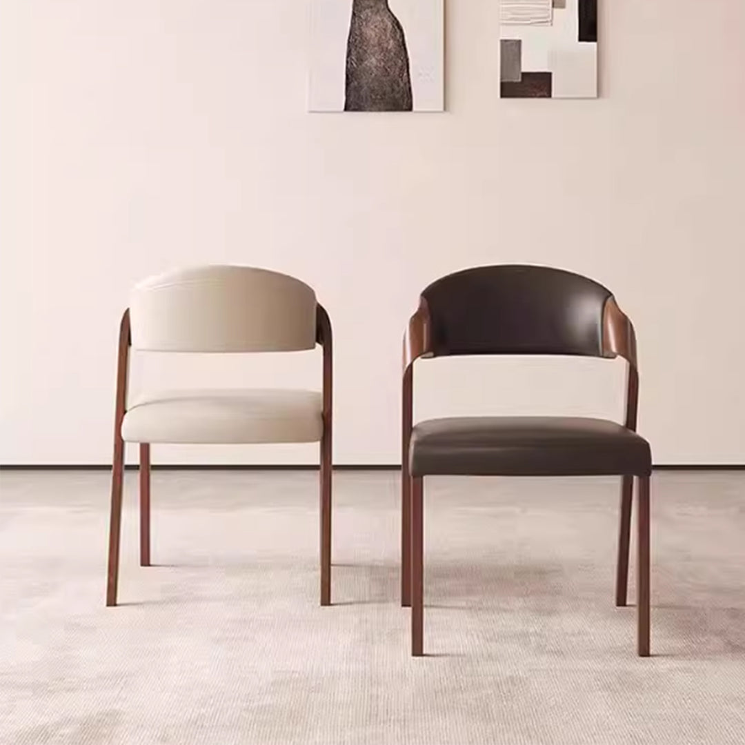 MAS-3621 Masdio Modern Leather Dining Chair (Set of 2)