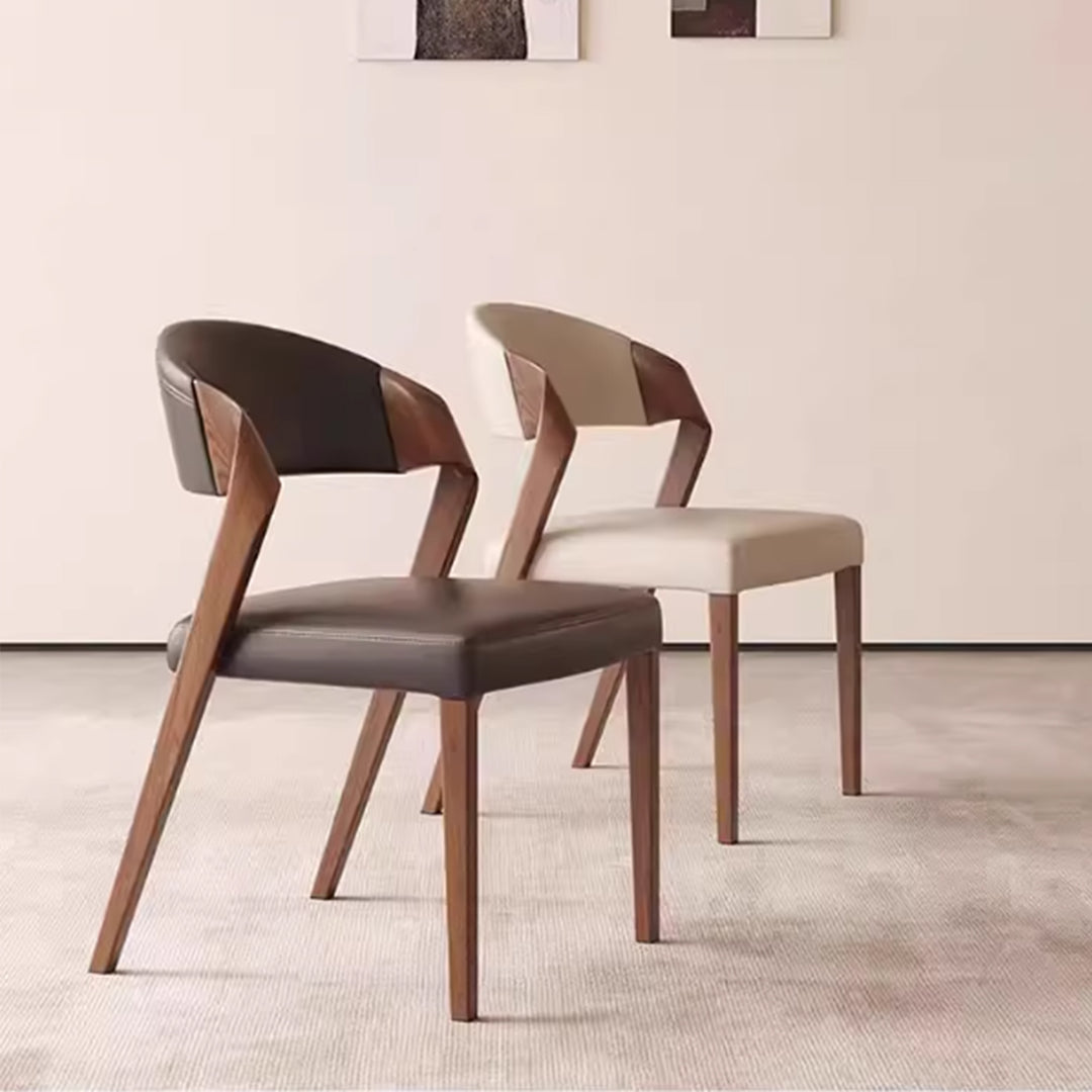 MAS-3621 Masdio Modern Leather Dining Chair (Set of 2)