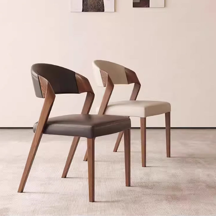 MAS-3621 Masdio Modern Leather Dining Chair (Set of 2)