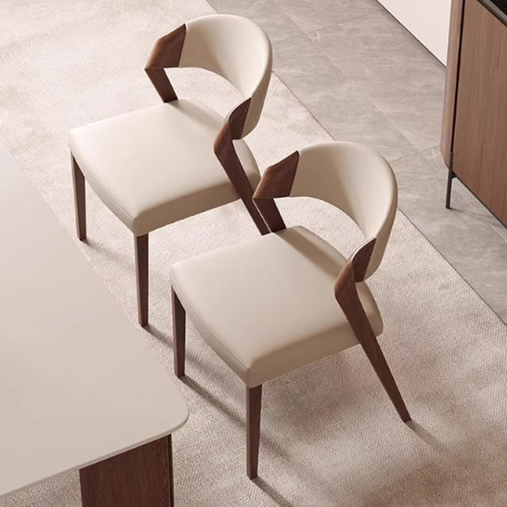 MAS-3621 Masdio Modern Leather Dining Chair (Set of 2)