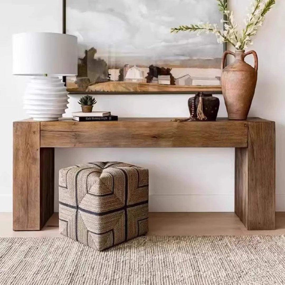 MAS-3645 Masdio Rustic Solid Wood Console Table