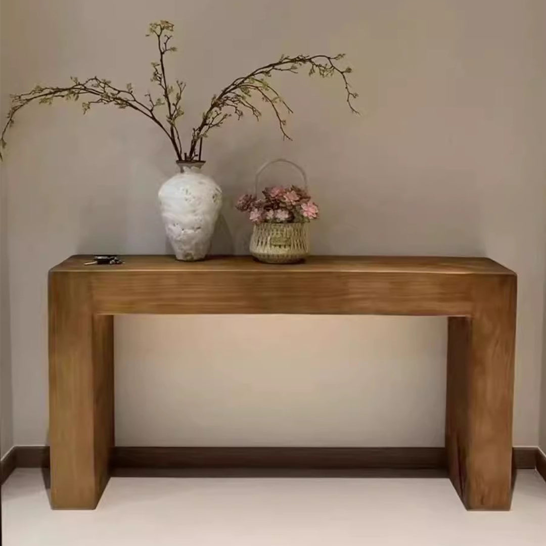 MAS-3645 Masdio Rustic Solid Wood Console Table