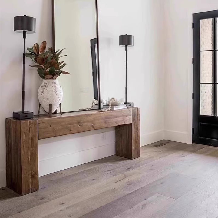 MAS-3645 Masdio Rustic Solid Wood Console Table