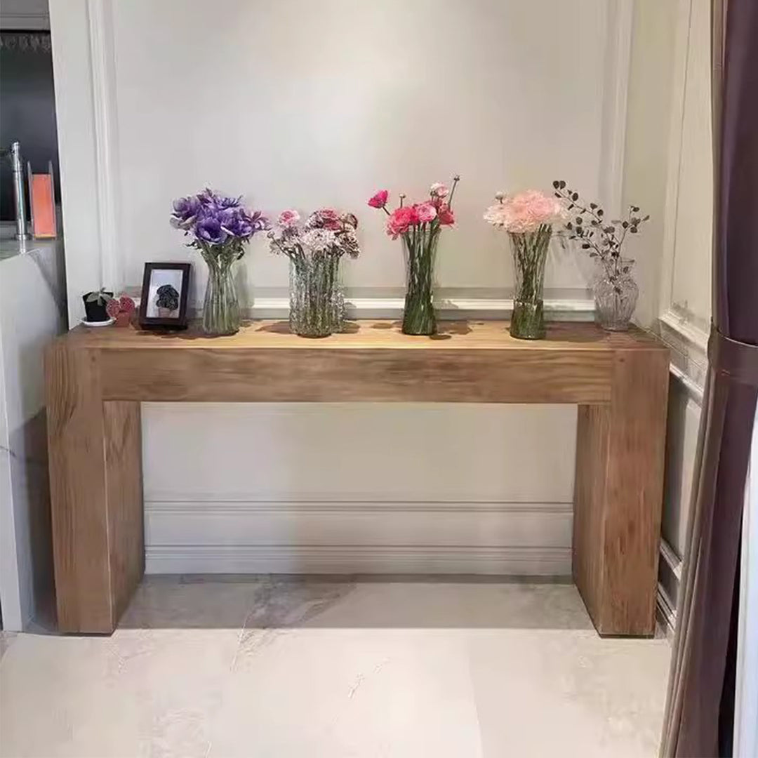 MAS-3645 Masdio Rustic Solid Wood Console Table