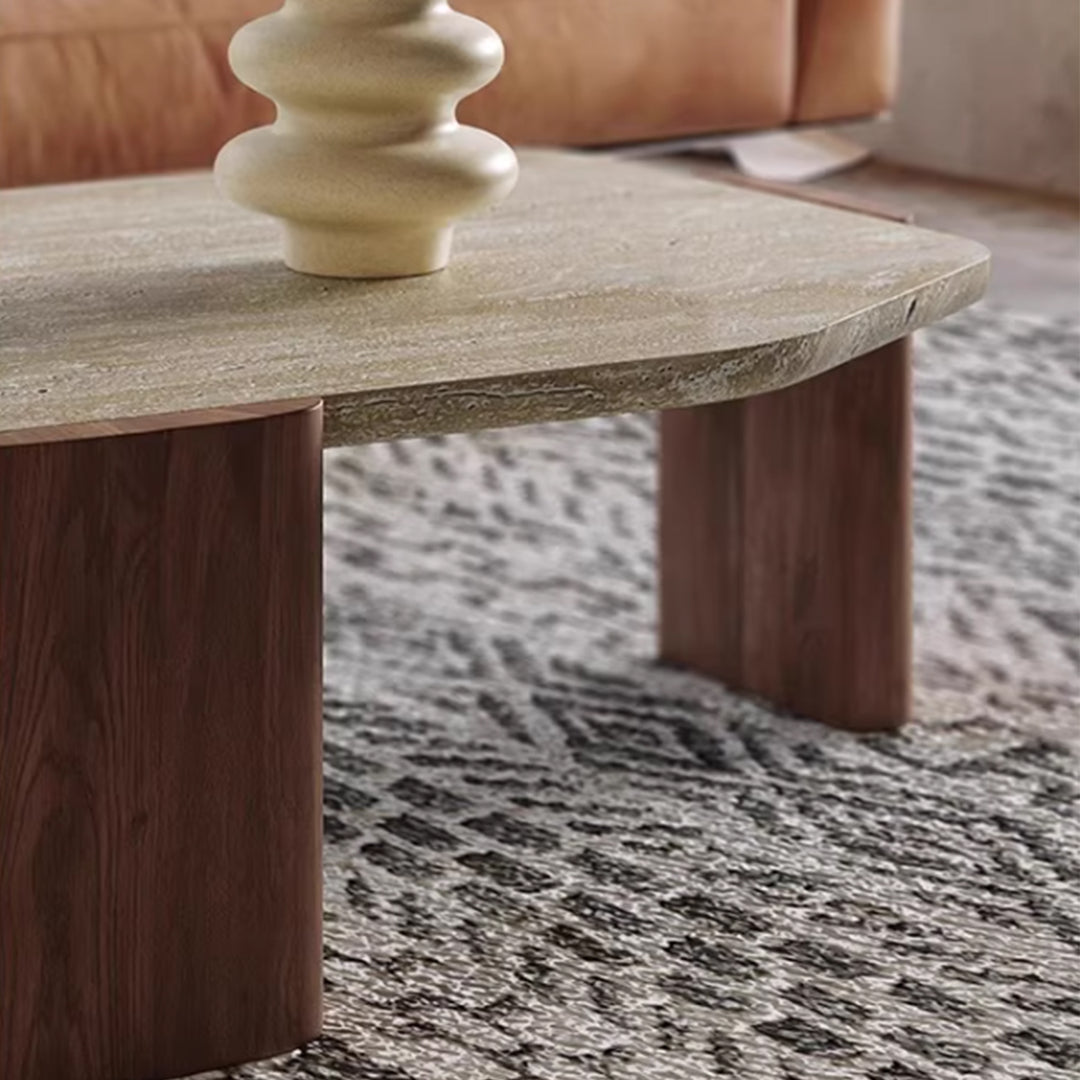 MAS-3663 Masdio Wabi Sabi Travertine Coffee Table