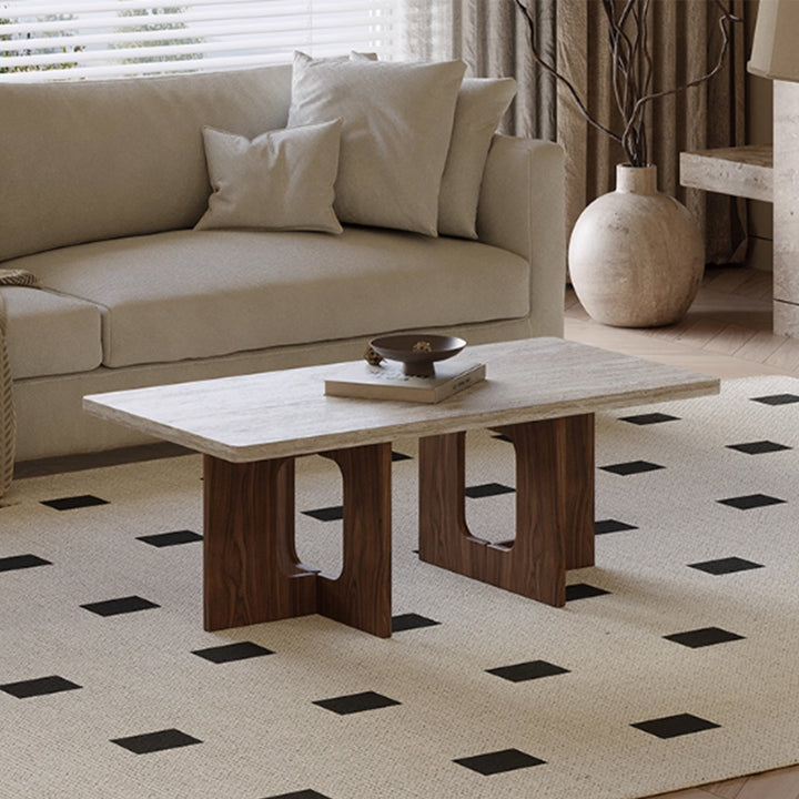 MAS-3664 Masdio Wabi Sabi Travertine Coffee Table