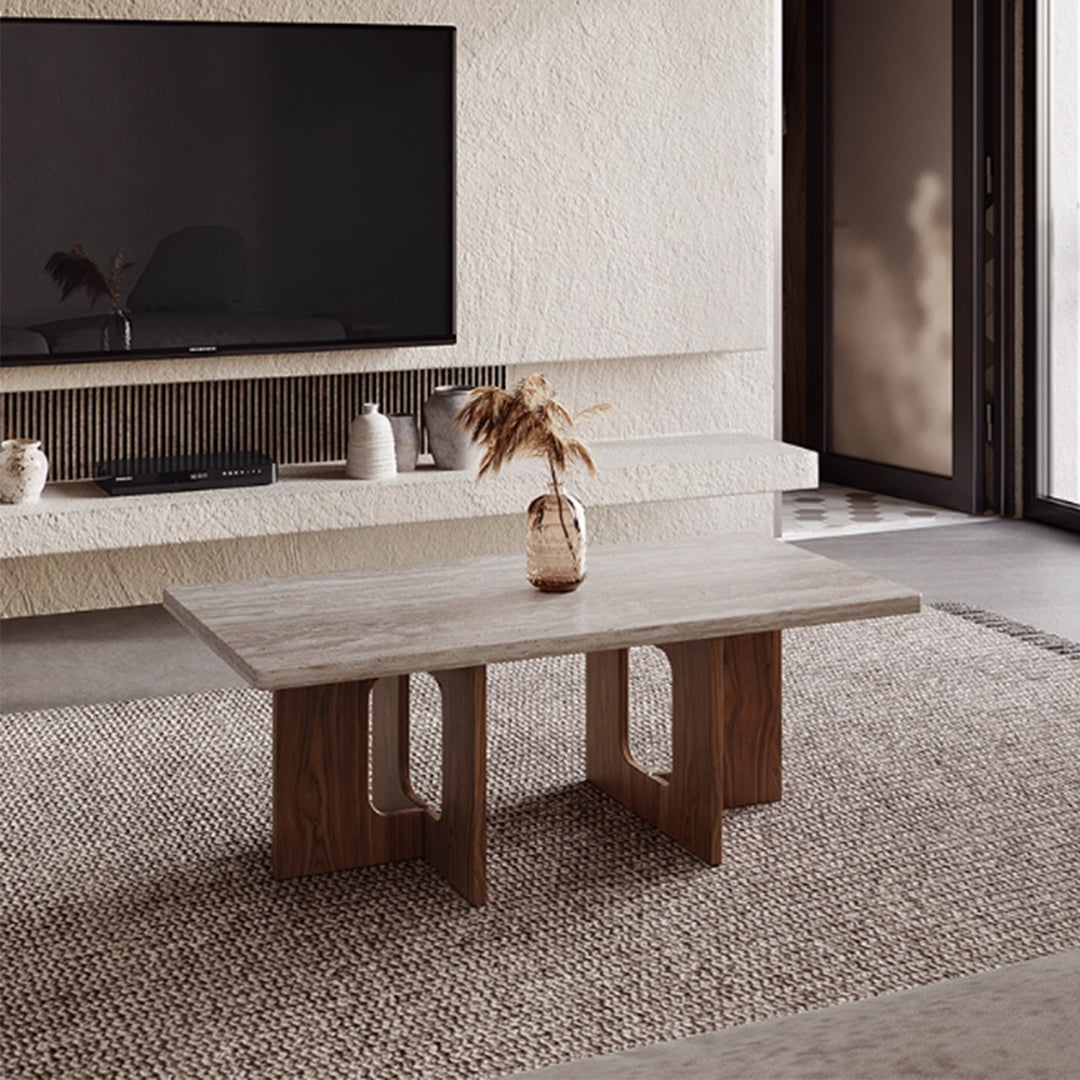 MAS-3664 Masdio Wabi Sabi Travertine Coffee Table