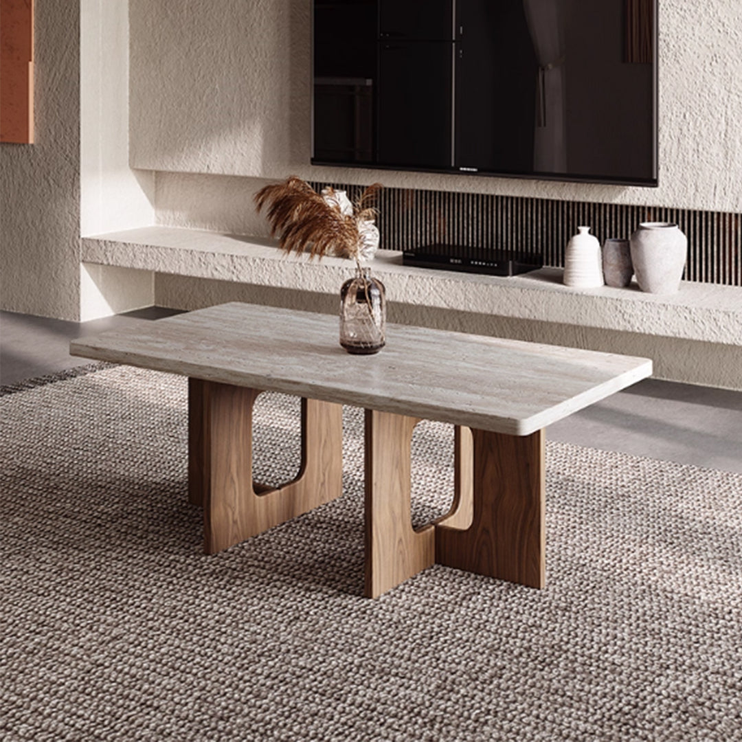 MAS-3664 Masdio Wabi Sabi Travertine Coffee Table