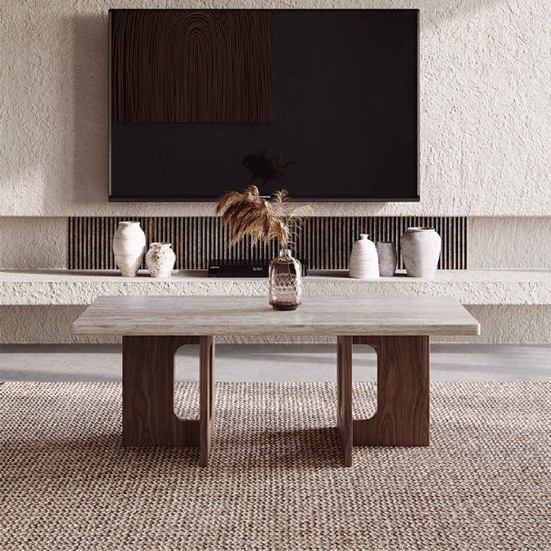 MAS-3664 Masdio Wabi Sabi Travertine Coffee Table