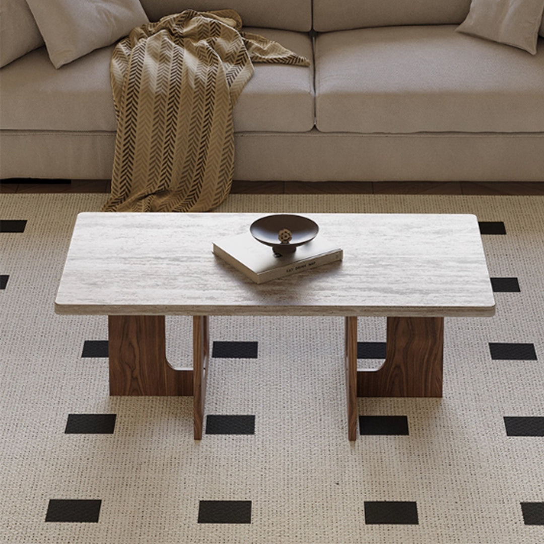 MAS-3664 Masdio Wabi Sabi Travertine Coffee Table