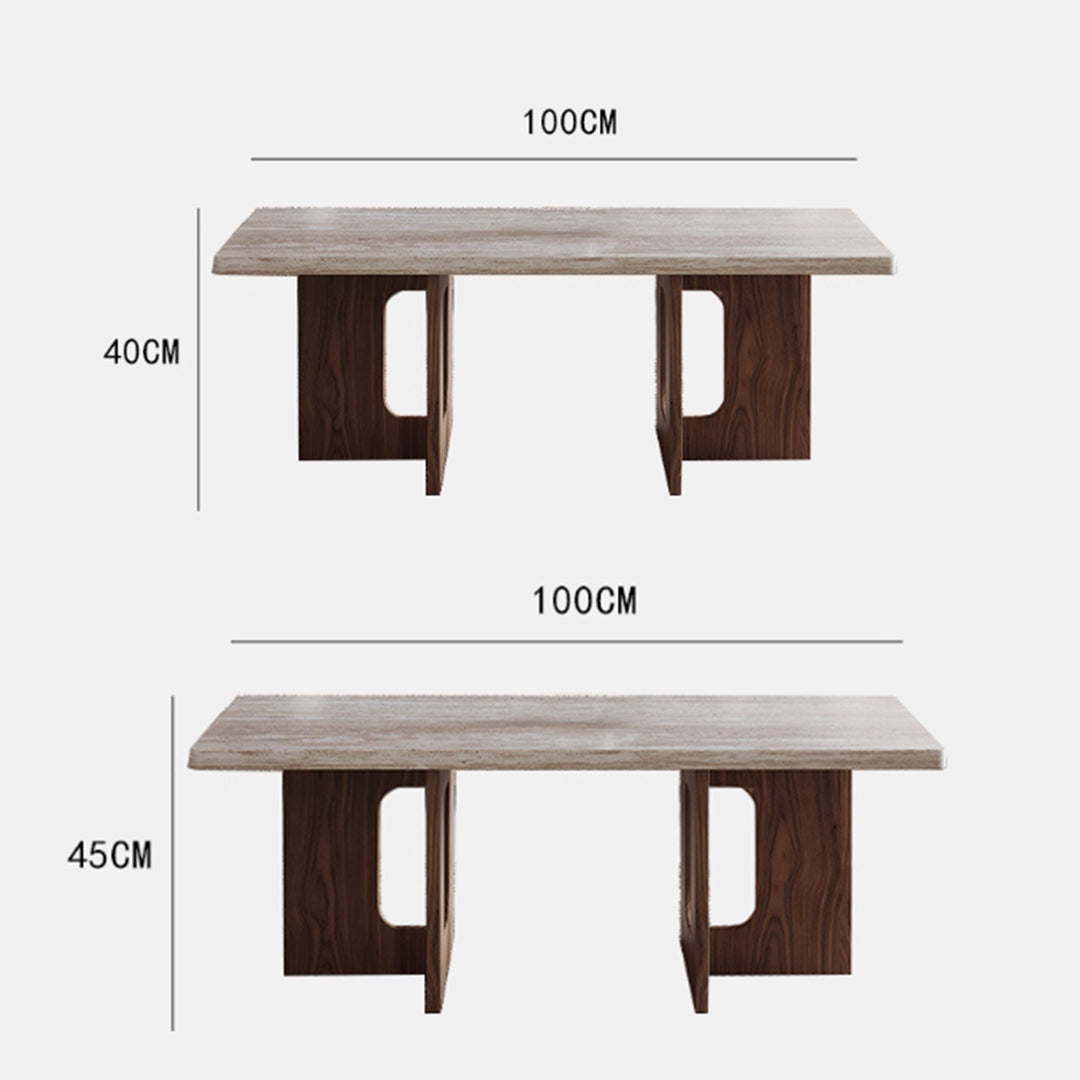 MAS-3664 Masdio Wabi Sabi Travertine Coffee Table