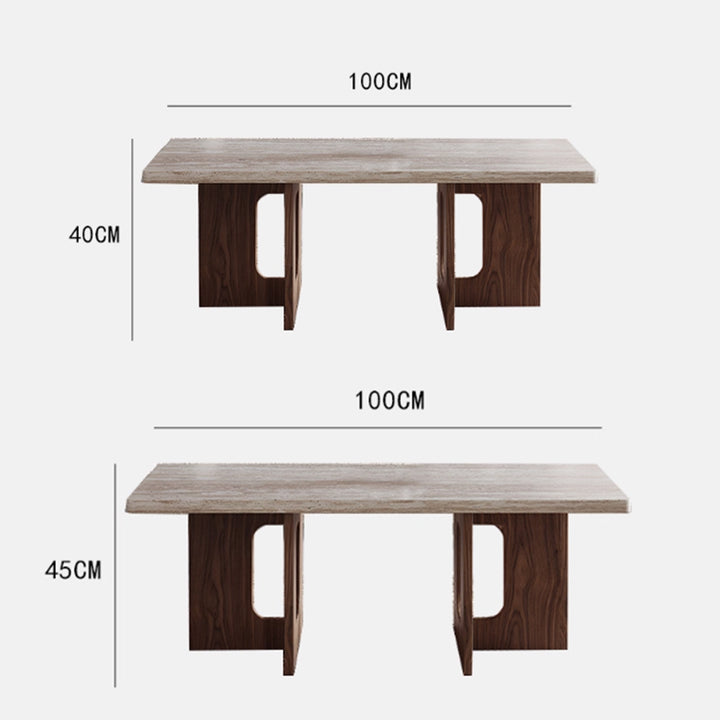 MAS-3664 Masdio Wabi Sabi Travertine Coffee Table
