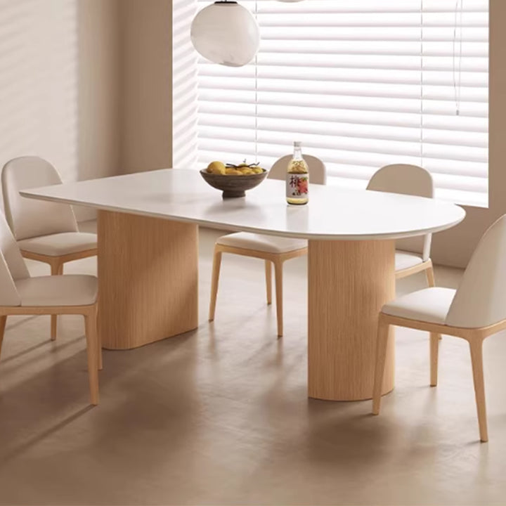 MAS-3667 Masdio Japandi Solid Wood Dining Table