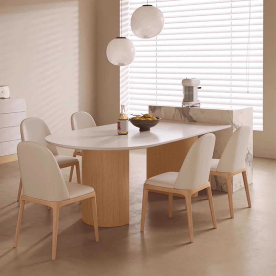 MAS-3667 Masdio Japandi Solid Wood Dining Table