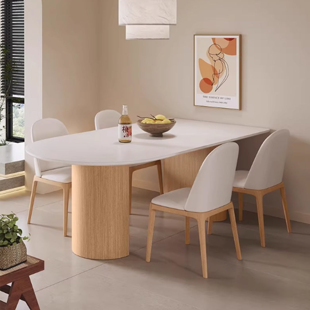 MAS-3667 Masdio Japandi Solid Wood Dining Table