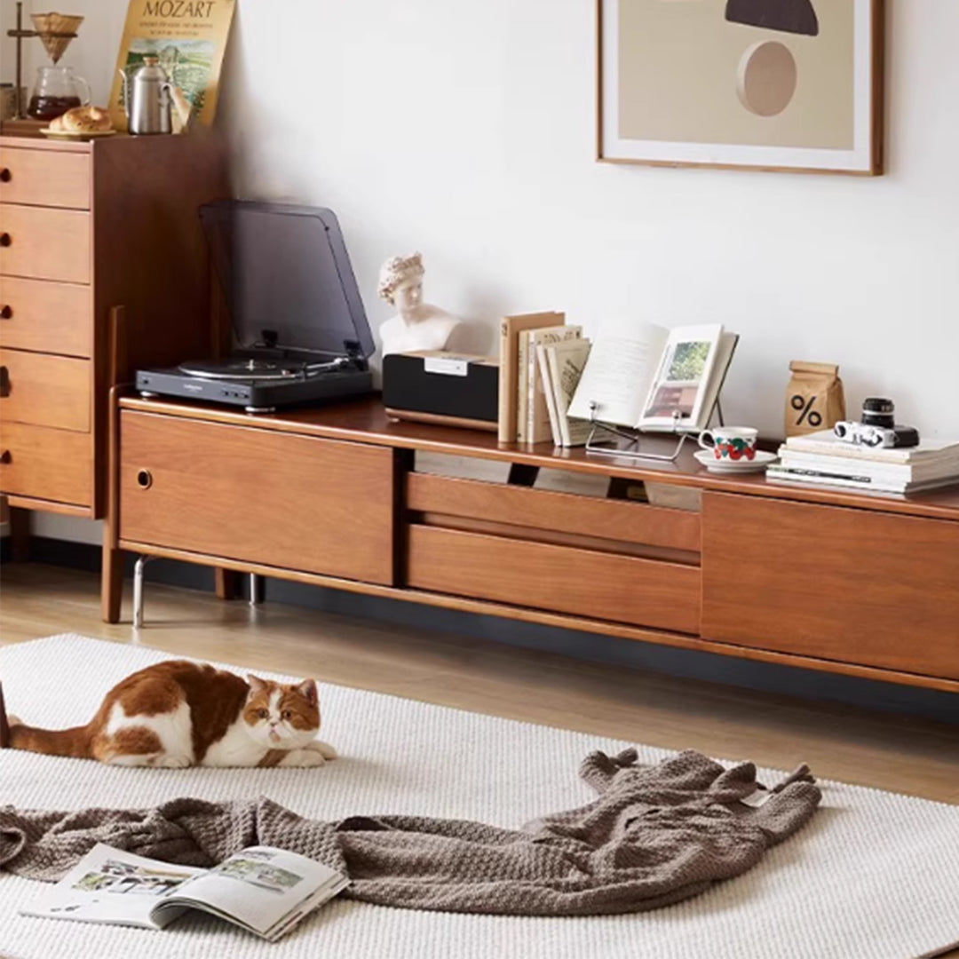 MAS-3669 Masdio Retro Solid Wood TV Console