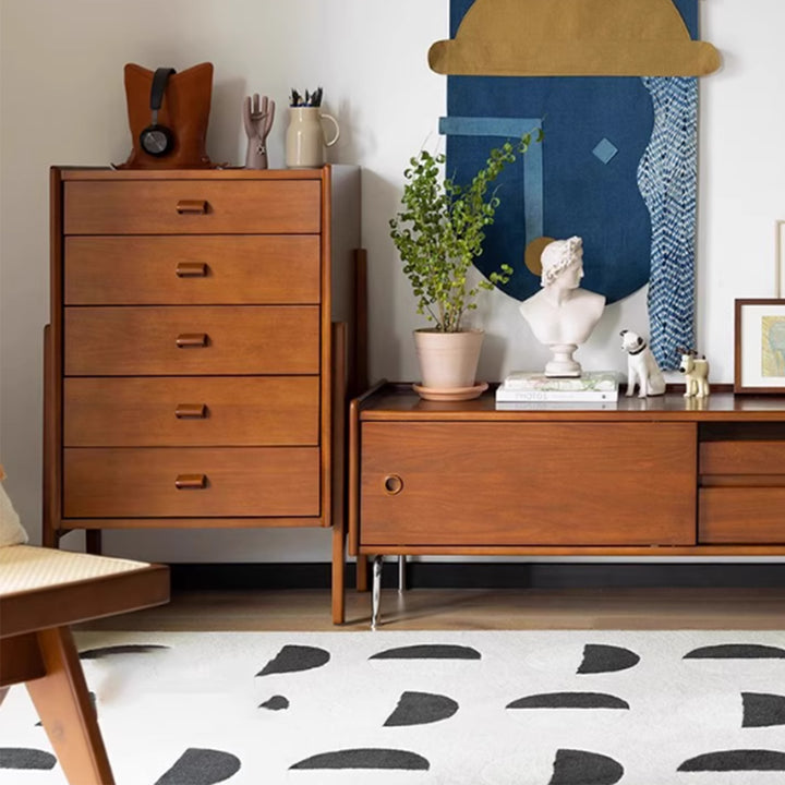 MAS-3669 Masdio Retro Solid Wood TV Console