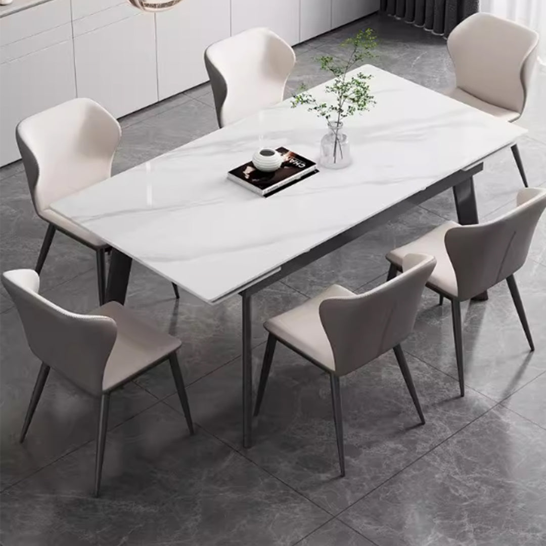 MAS-3672 Masdio Extendable Sintered Stone Dining Table