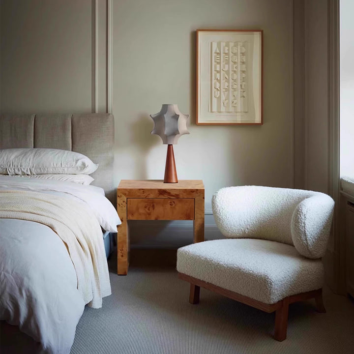 MAS-3675 Masdio Wabi Sabi Solid Wood Bedside Table