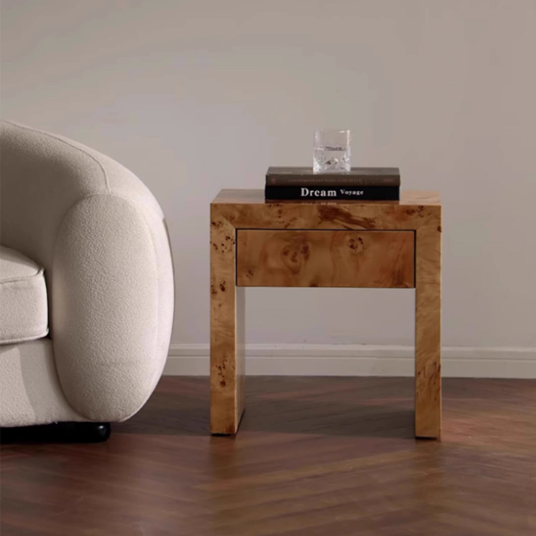 MAS-3675 Masdio Wabi Sabi Solid Wood Bedside Table