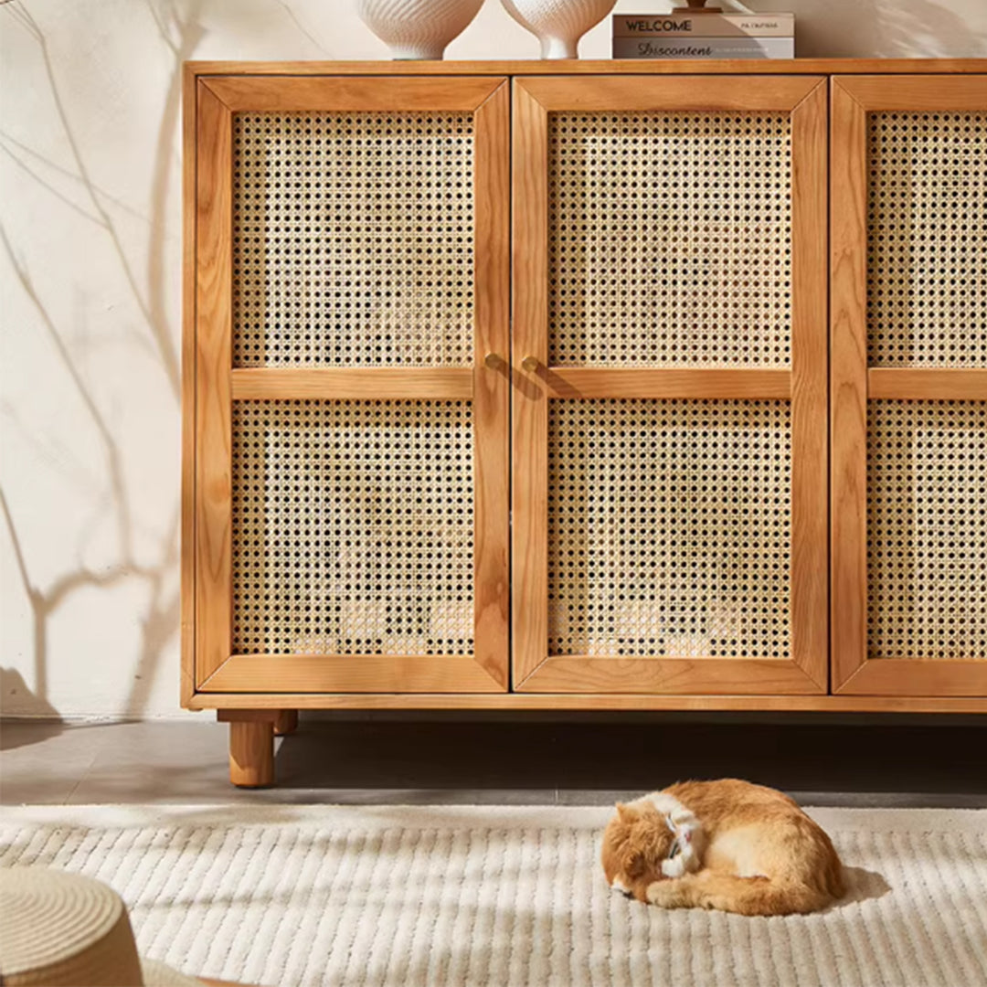 MAS-3676 Masdio Japandi Rattan Sideboard