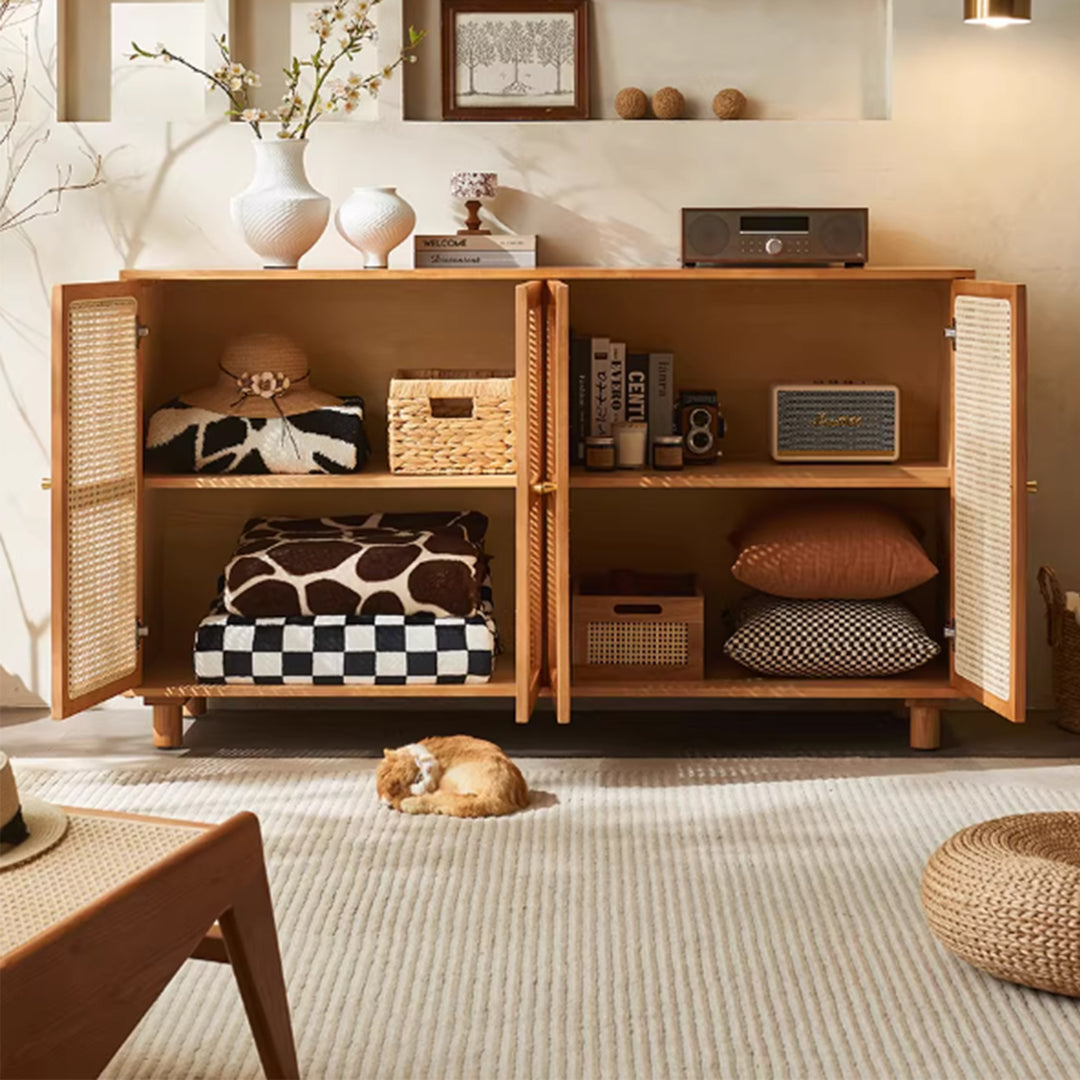 MAS-3676 Masdio Japandi Rattan Sideboard