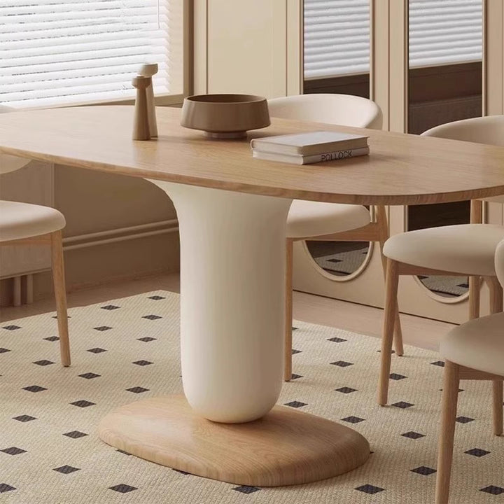 MAS-3768 Masdio Japandi Solid Wood Dining Table