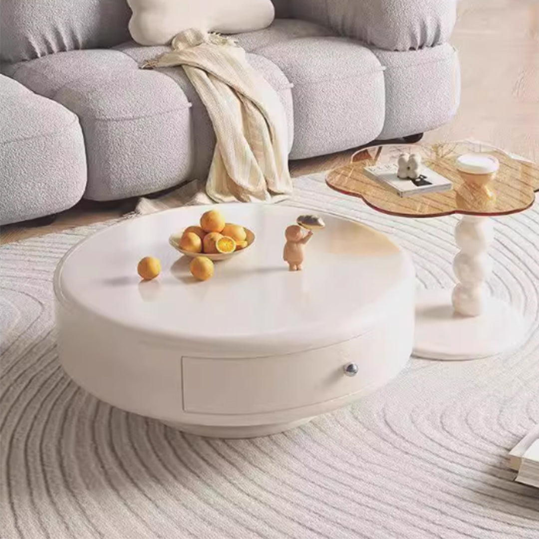 MAS-3783 Masdio Japandi Round Swivel Coffee Table