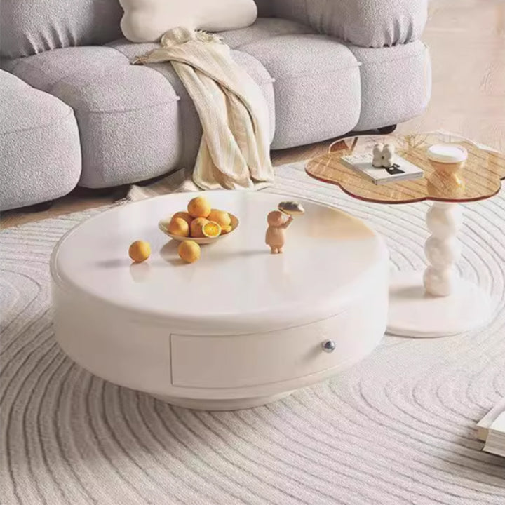 MAS-3783 Masdio Japandi Round Swivel Coffee Table