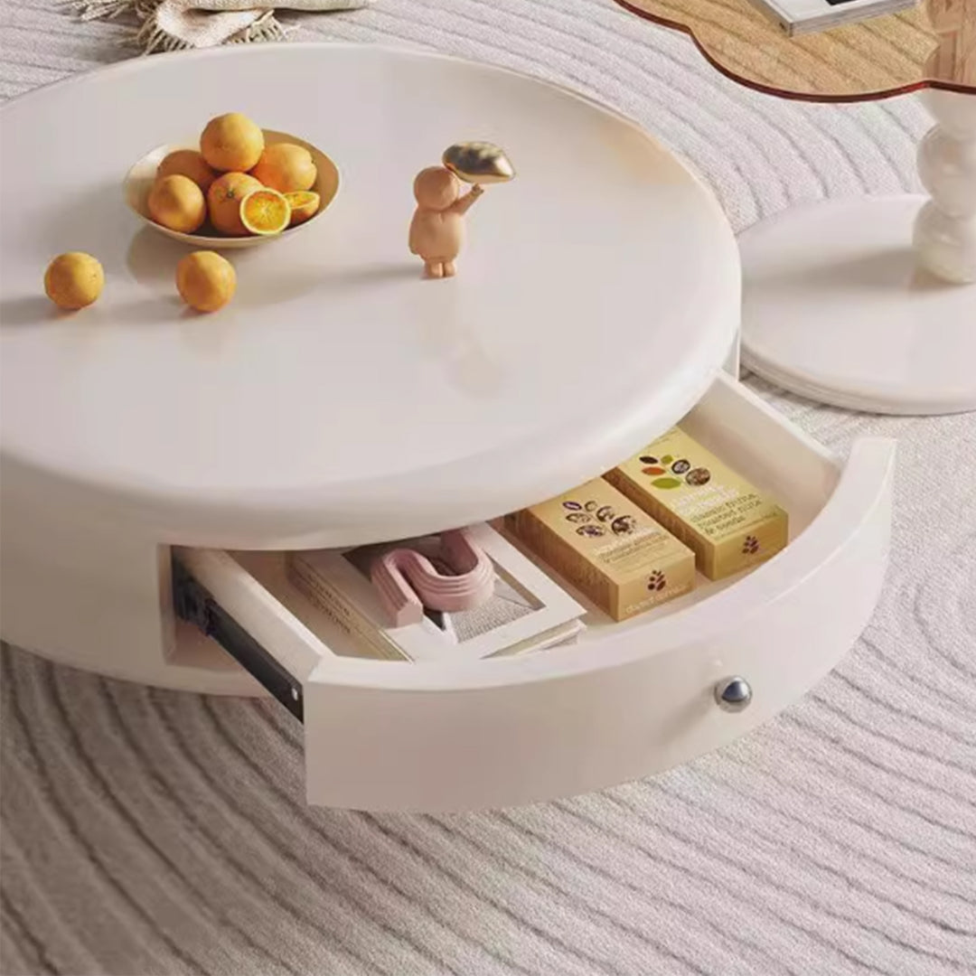 MAS-3783 Masdio Japandi Round Swivel Coffee Table