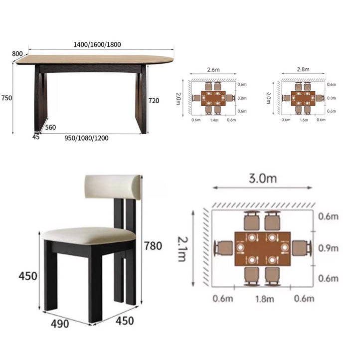 MAS-3786 Masdio Modern Travertine Dining Table