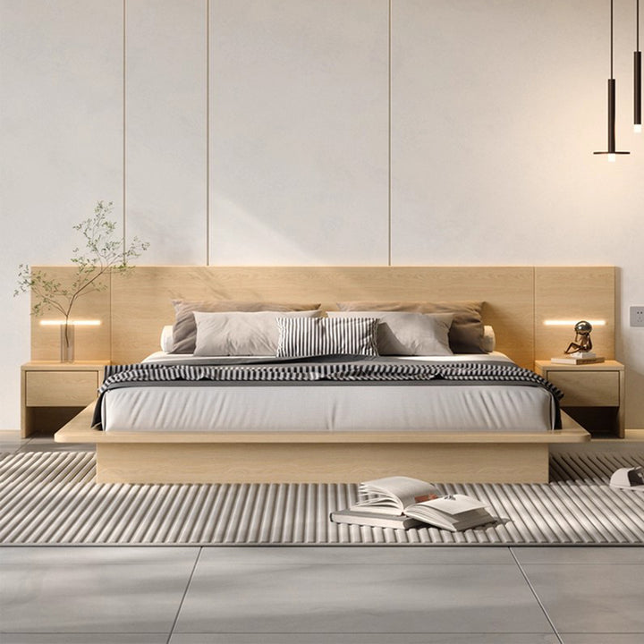 MAS-3798 Masdio Japandi Platform Bedframe