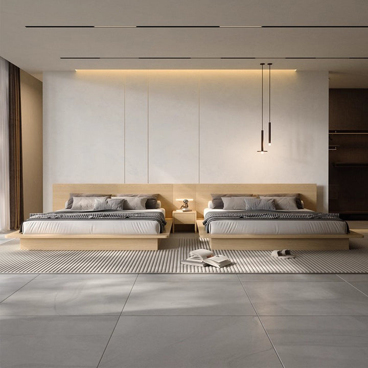 MAS-3798 Masdio Japandi Platform Bedframe