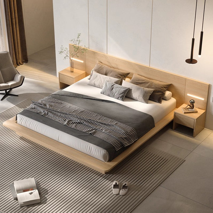 MAS-3798 Masdio Japandi Platform Bedframe