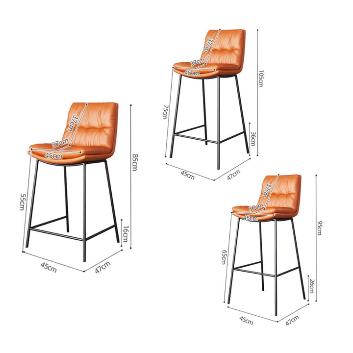 MAS-3800 Masdio Modern Leathaire Bar Stool