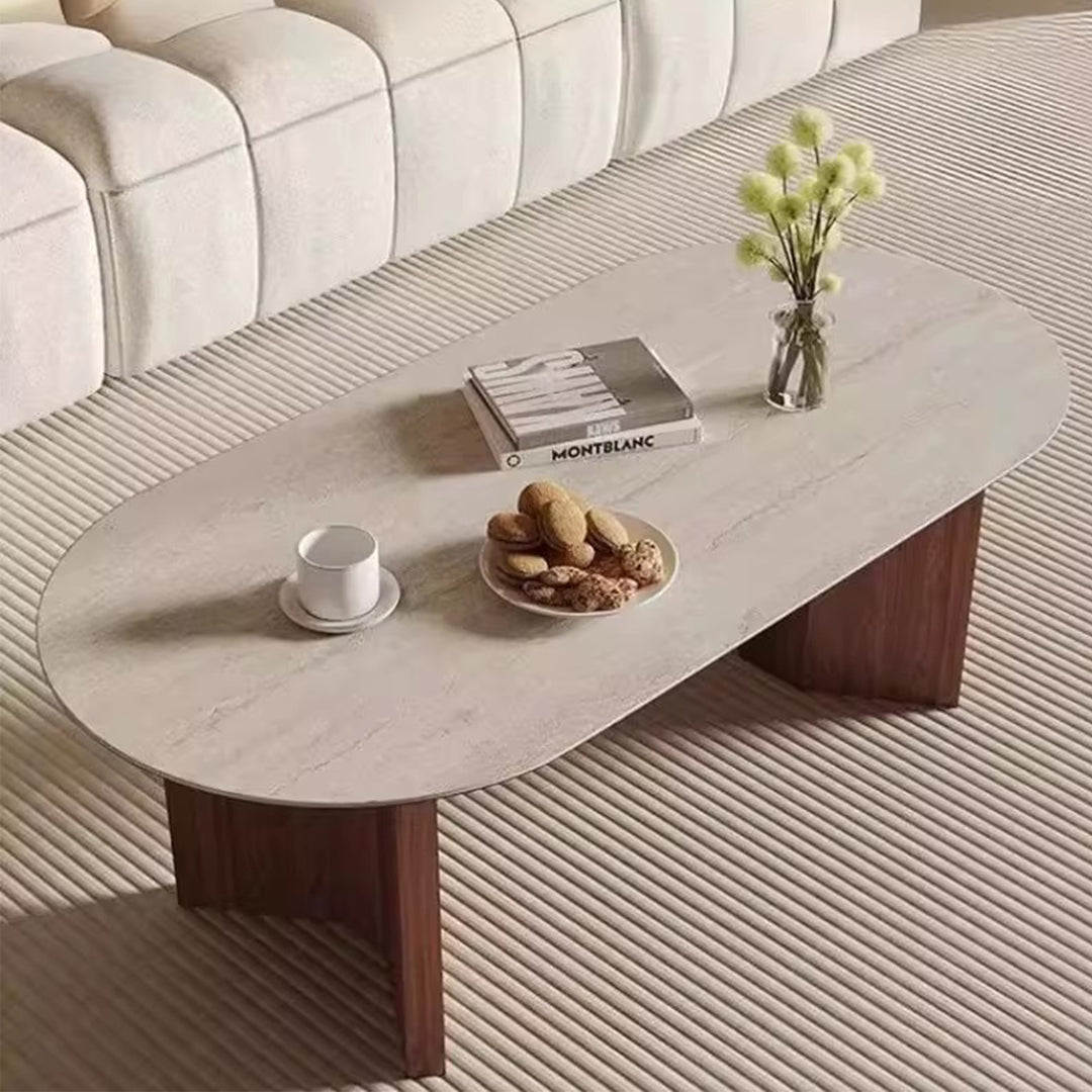 MAS-3802 Masdio Modern Travertine Coffee Table