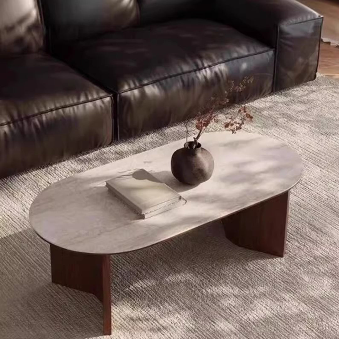 MAS-3802 Masdio Modern Travertine Coffee Table