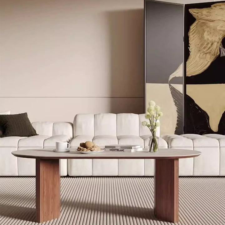 MAS-3802 Masdio Modern Travertine Coffee Table