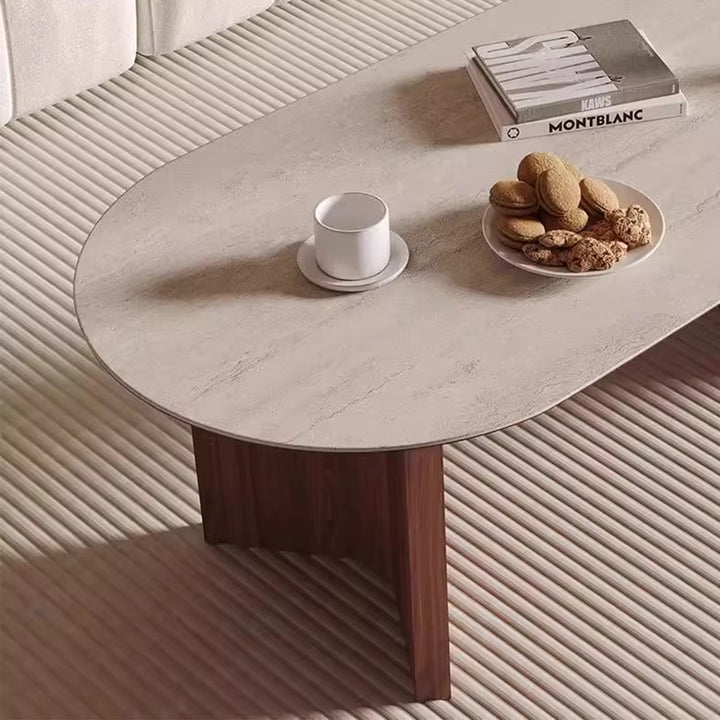 MAS-3802 Masdio Modern Travertine Coffee Table