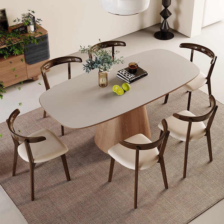 MAS-3810 Masdio Japandi Sintered Stone Dining Table