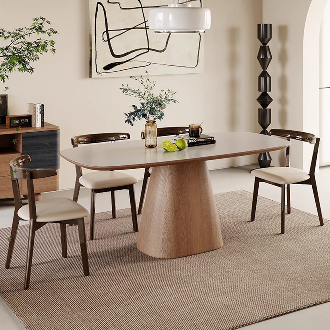 MAS-3810 Masdio Japandi Sintered Stone Dining Table
